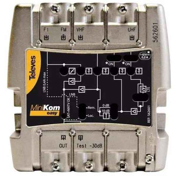 Amplifier TELEVES minikom matv+fi 4e/1s easyf